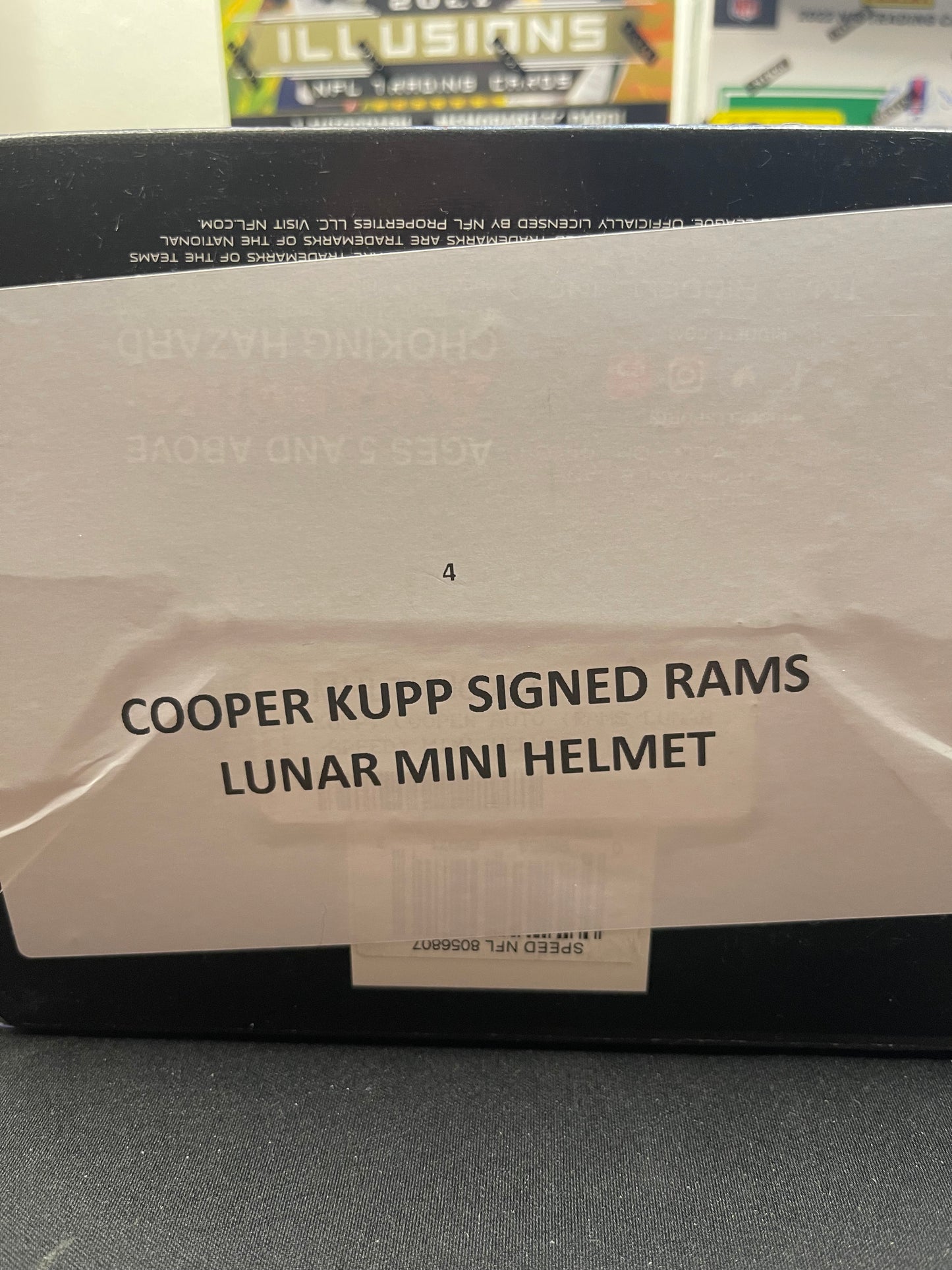 Cooper Kupp Lunar Eclipse Autographed Mini Helmet