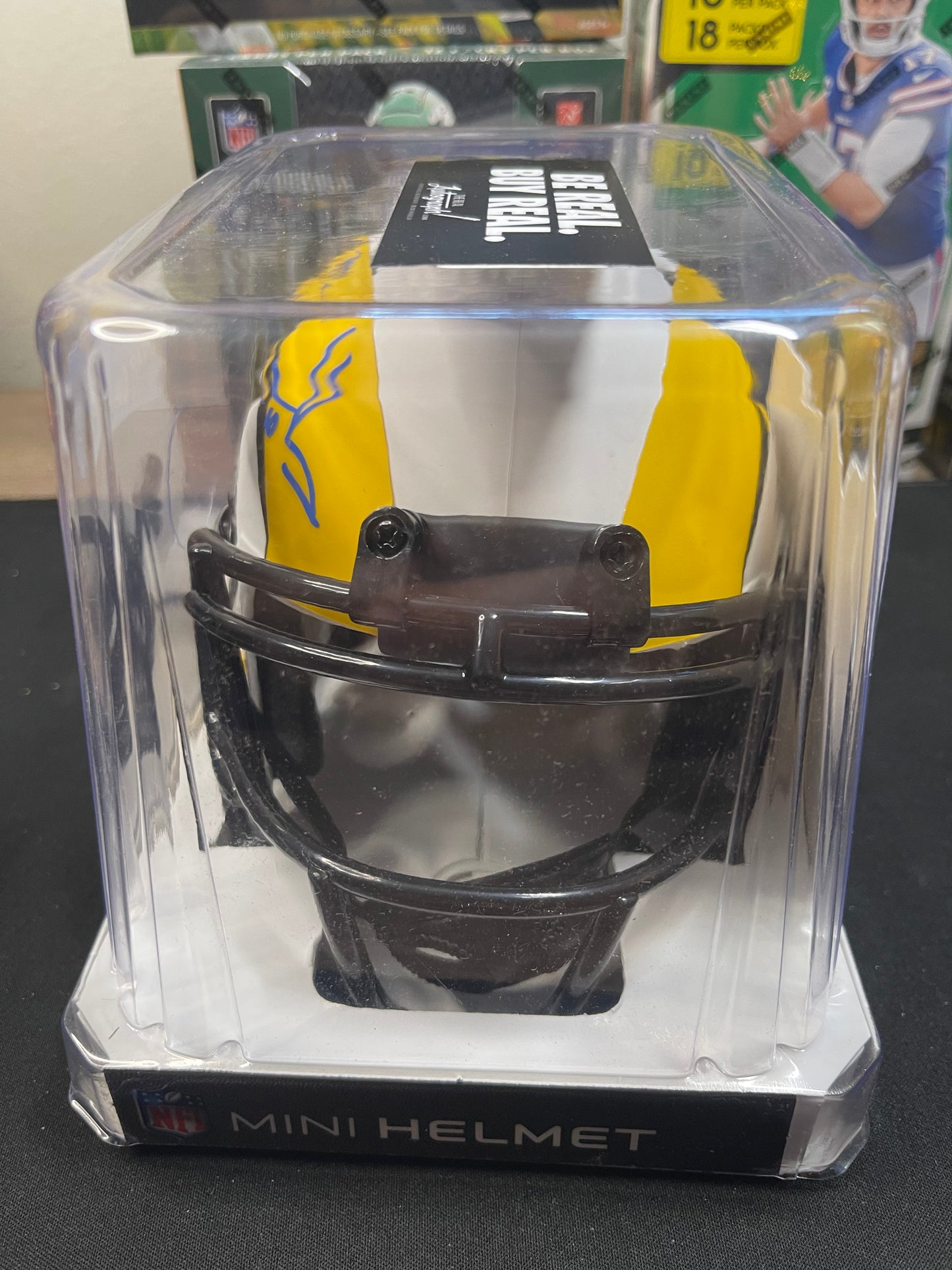 Cooper Kupp Lunar Eclipse Autographed Mini Helmet